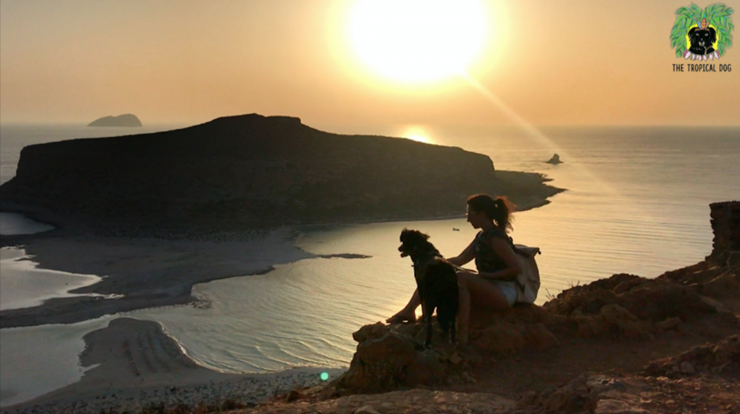 Sunset on Balos beach